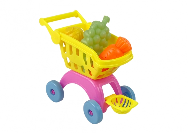 Caisse enregistreuse pour enfants avec panier de courses et scanner