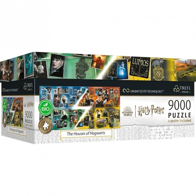 Puzzle TREFL UFT Harry Potter : Les Maisons Poudlard 9000 pièces