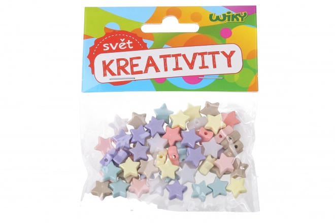 Perles multicolores étoiles 15g