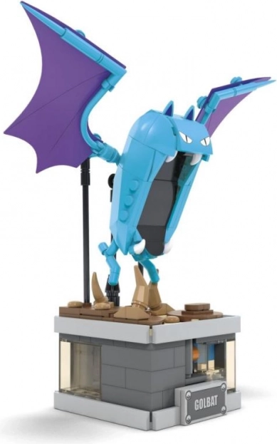 Jeu de construction en blocs Pokémon Golbat avec mouvement