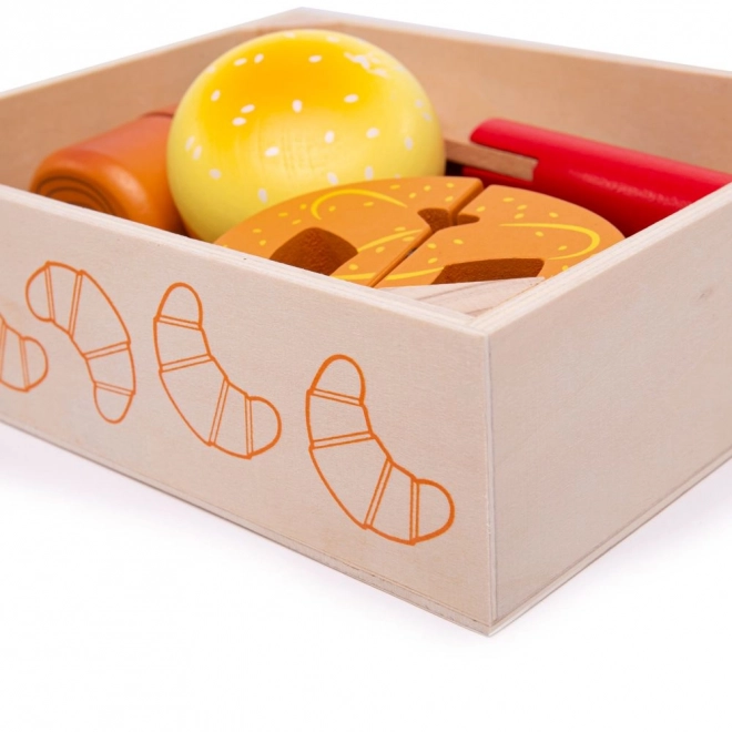 Bigjigs Toys Découpe de viennoiseries en boîte