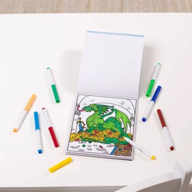 Coloriages d'Aventures de Labyrinthe Magique