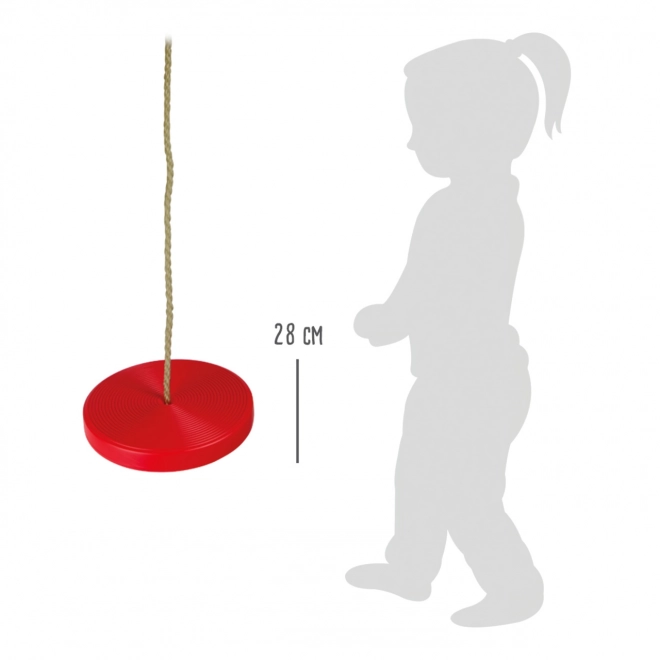 Petite Balançoire en Plastique Pied Rouge