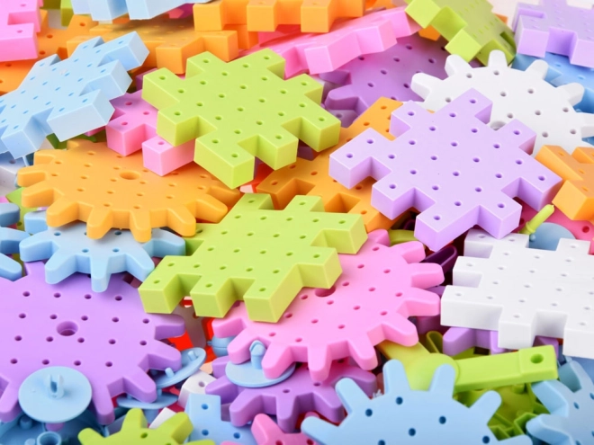 Blocs colorés mobiles Wafle 165 pièces