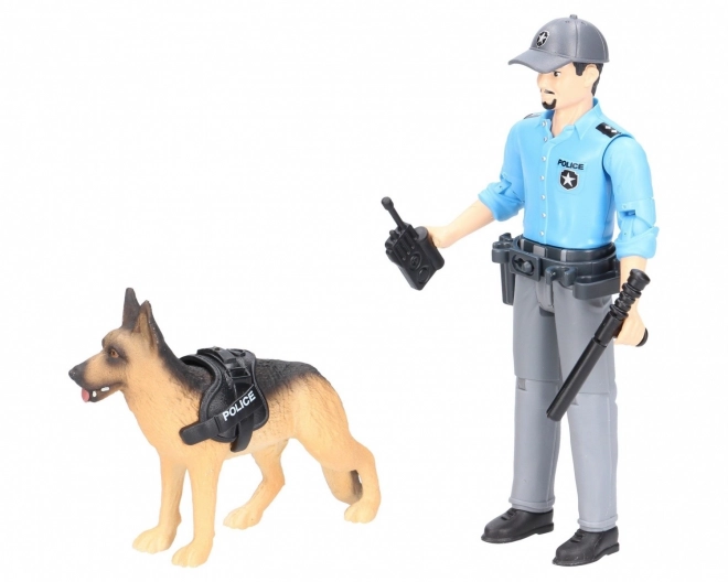 Bruder BWORLD Policier avec chien