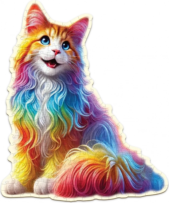 Puzzle en bois Chat coloré 250 pièces