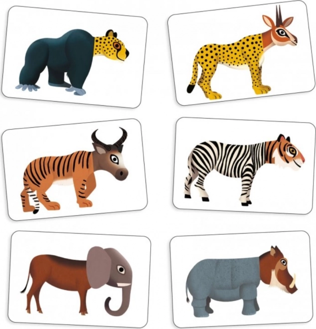 DJECO Jeu de cartes Anijumble