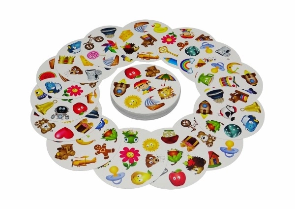 Jeux pour enfants pour les plus petits 3 en 1 jeu de société dans une boîte en métal