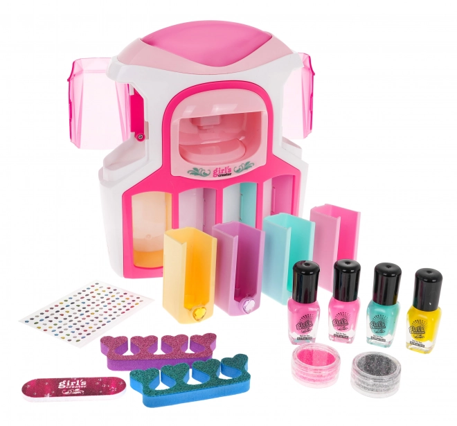 Kit de vernis à ongles pour enfants 6+ avec séchoir interactif et accessoires