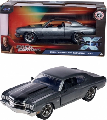 Modèle de voiture 1970 Chevrolet Chevelle SS du film Fast & Furious 1:24