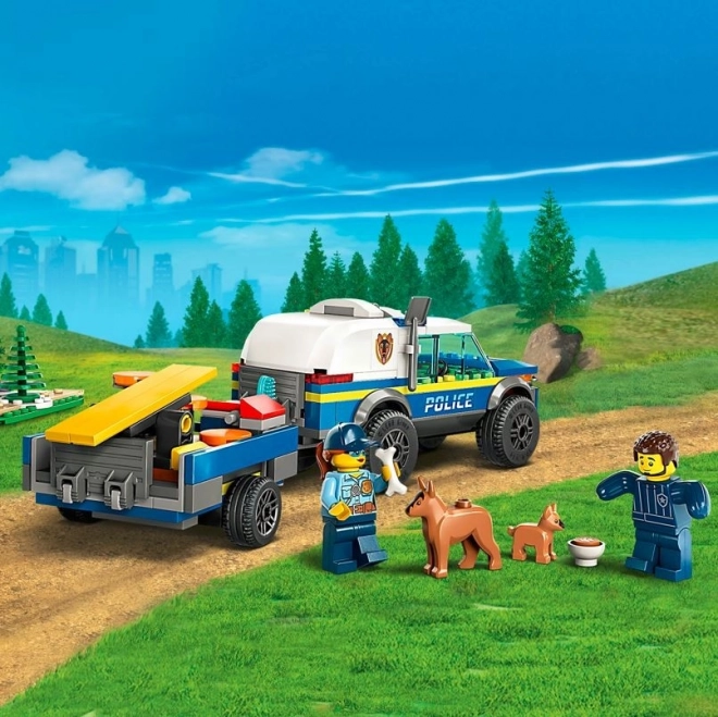 LEGOae City 60369 Terrain d'entraînement mobile des chiens policiers