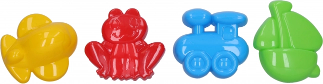 Ensemble de moules à sable 10 cm – 4 pièces