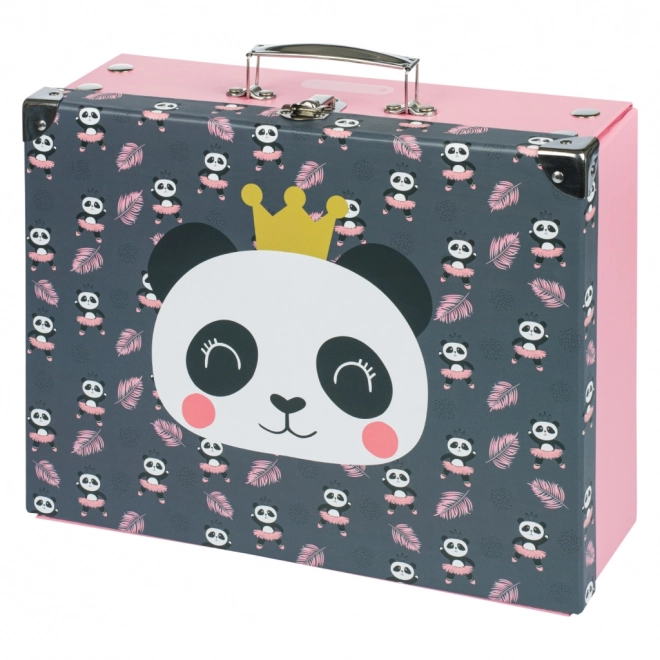 BAAGL Valise scolaire pliable Panda avec ferrure