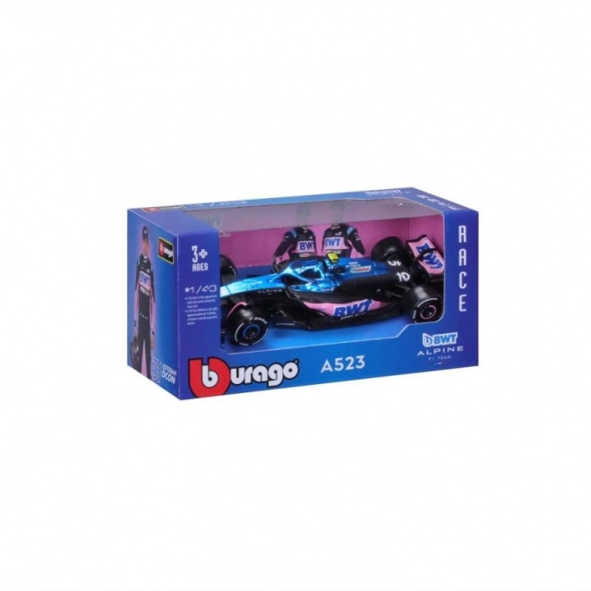 Bburago 1:43 COURSE Formule F1 - BWT Alpine F1 Équipe A523 (2023) #10 (Pierre Gasly)