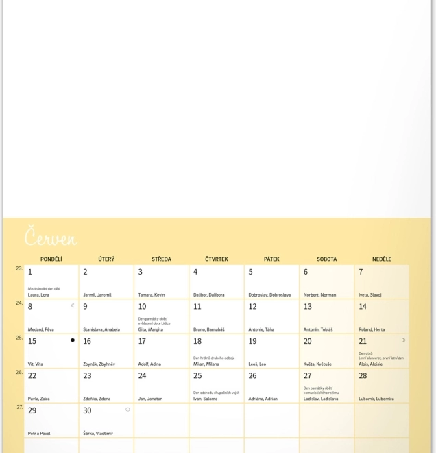 Calendrier familial créatif 2026