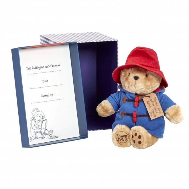 Ours en peluche Paddington dans une boîte cadeau