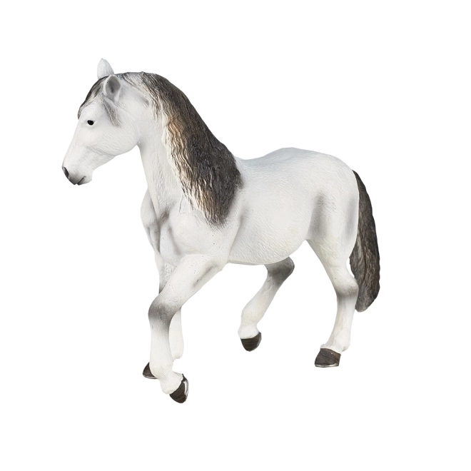 Modèle réaliste de cheval andalou gris