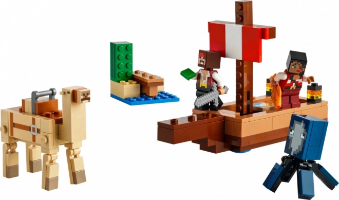 LEGO Minecraft 21259 Voyage à bord du navire pirate