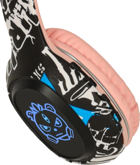 Écouteurs sans fil Bluetooth pour utilisation de jeu et sportive rose