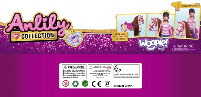 Woopie Royal set poupée ravissante avec cheval et accessoires