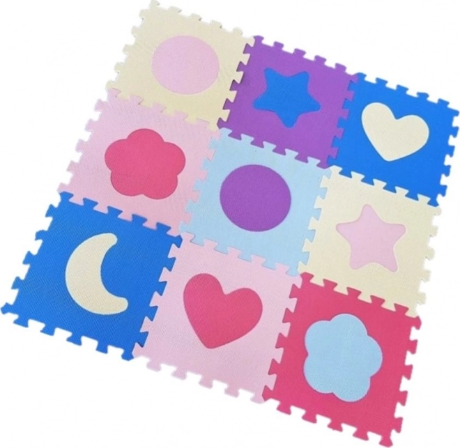 Puzzle mousse formes 9 pcs