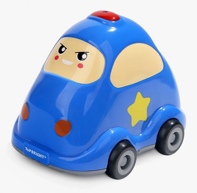 TOP BRIGHT Puzzle en bois avec jouet : Voiture de police 24 pièces