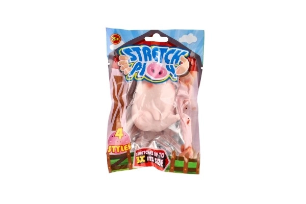 Cochonnet anti-stress en silicone 6cm 4 types 24pcs en boîte