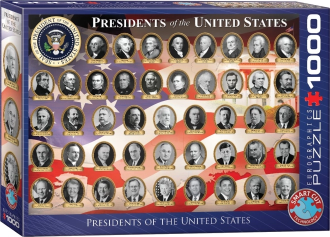 Puzzle des Présidents des États-Unis d'Amérique 1000 pièces