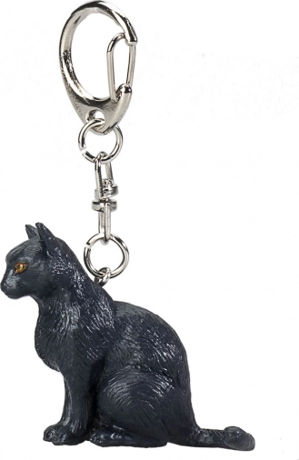 Porte-clés Mojo chat noir