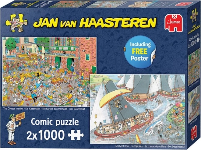 JUMBO Puzzle JvH Traditions hollandaises 2x1000 pièces