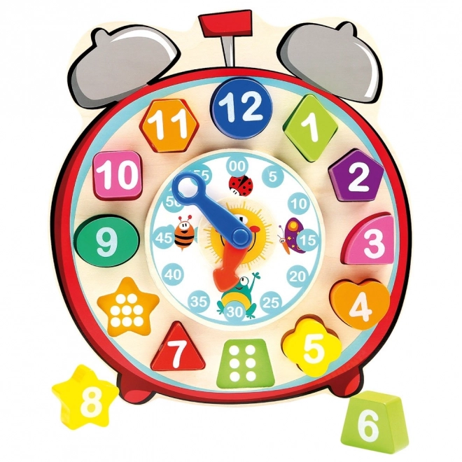 Bino Horloge en bois à encastrer