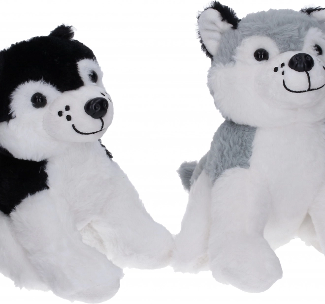 Husky en peluche 25 cm