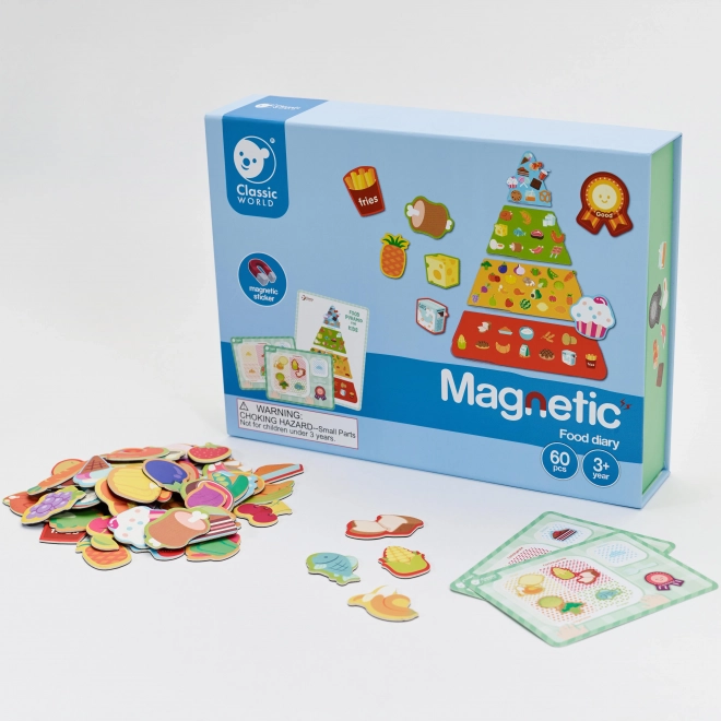 Science de la nutrition pour enfants avec tableau magnétique