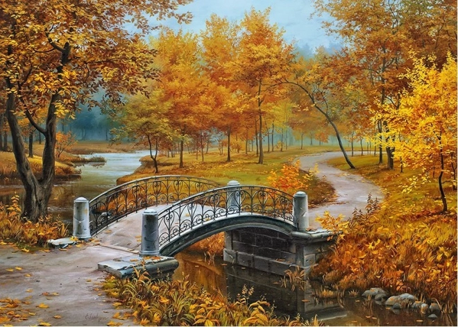 Puzzle Automne dans l’ancien parc 1000 pièces CHERRY PAZZI