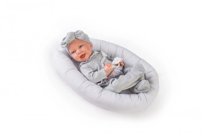 Antonio Juan 33228 CARLA - poupée réaliste bébé avec corps en tissu doux - 42 cm