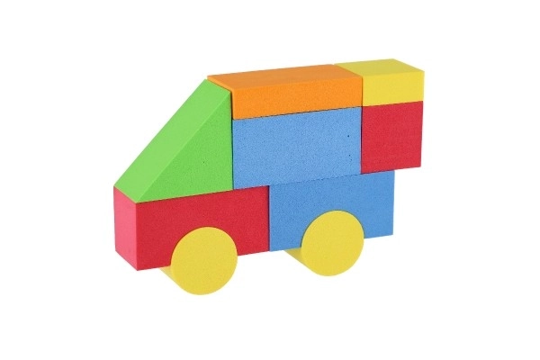 Kit de construction en mousse colorée pour enfants