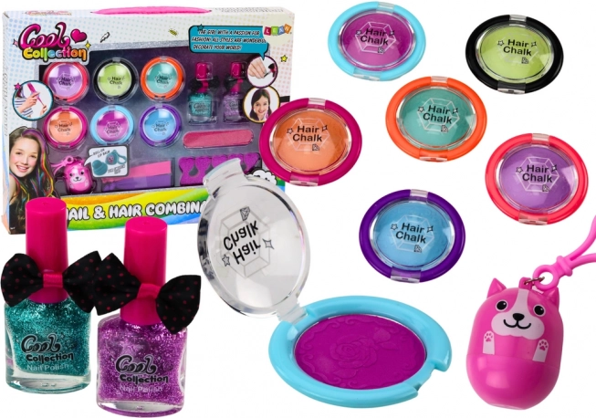 Coffret beauté pour maquillage et stylisation des ongles