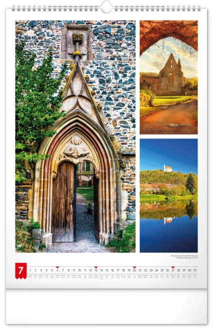Calendrier mural Ma Patrie 2025, 33 × 46 cm