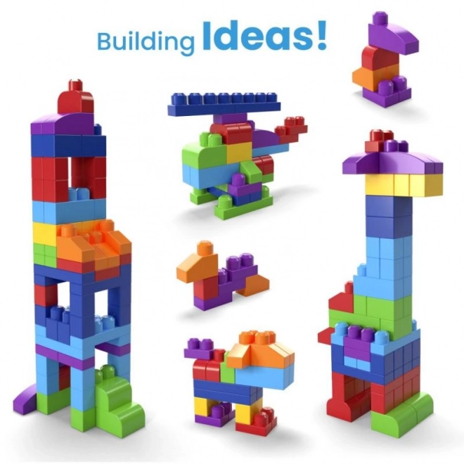 Mega Bloks First Builders Blocs dans un sac en plastique 80 pcs