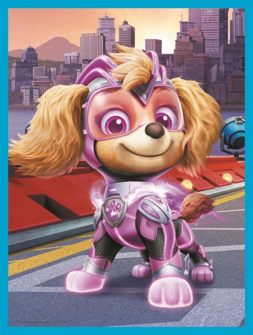 Puzzle MAXI recto-verso 2x10 pièces Chiens héros Pat'Patrouille/Paw patrol dans une boîte 40x27x6cm 24m+