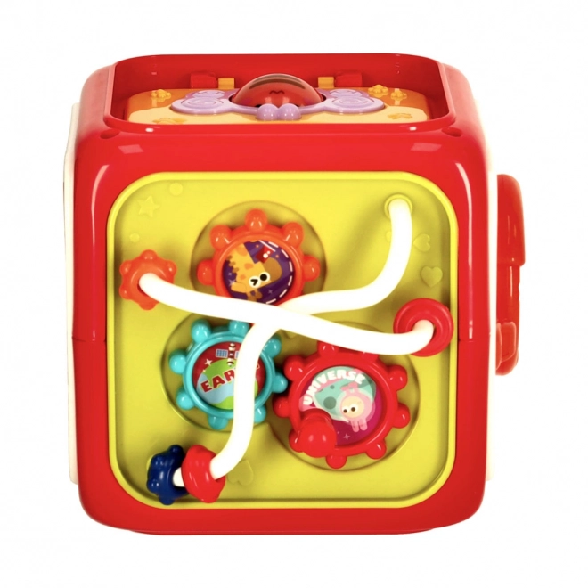 Cube éducatif interactif 6 en 1 Bibi-inn rose