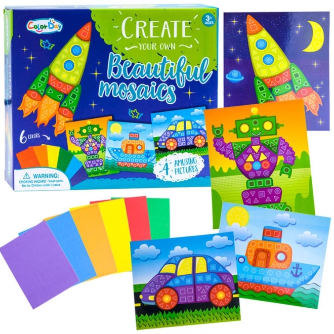 Mosaïque en mousse créative pour enfants – B