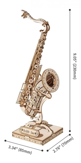 Saxophone - Kit de construction en bois 3D