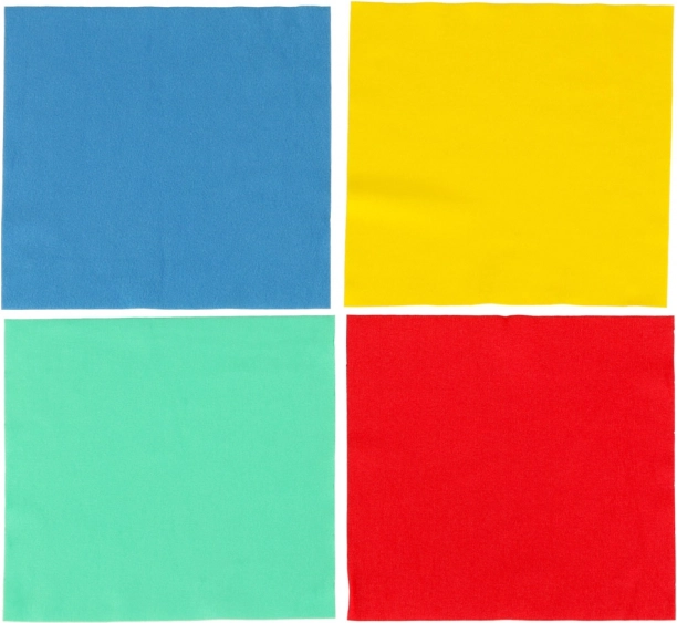 Jouet sensoriel Montessori avec mouchoirs et tapis 2en1