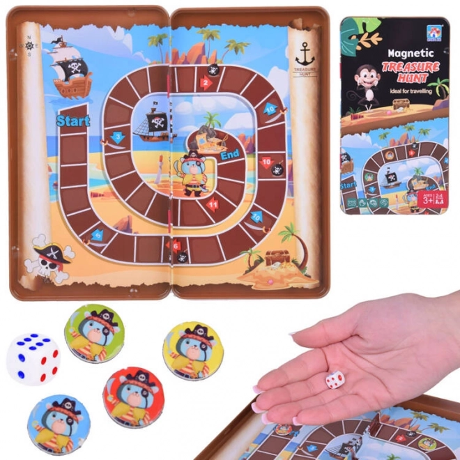 Jeu magnétique Chasse au trésor Pirates