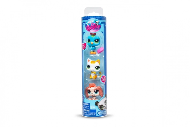 Figurines Littlest Pet Shop 3 pièces