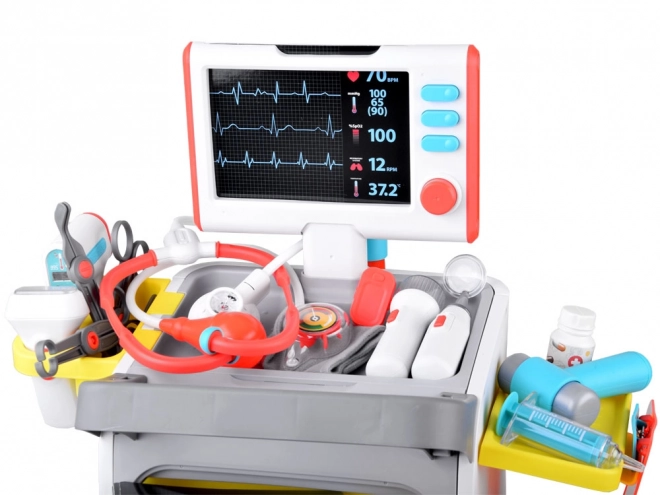 Trousse de soins médicales, chariot de médecin ZA4197