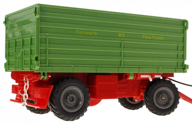 Tracteur avec chargeur et remorque pour enfants 3+