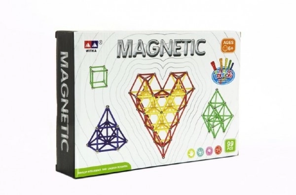 Jeu de construction magnétique - 99 pièces