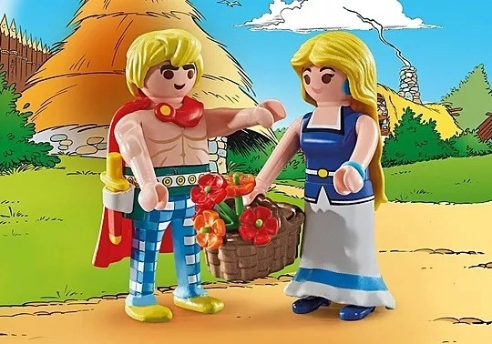 Ensemble Astérix Tragikomik et Falbala